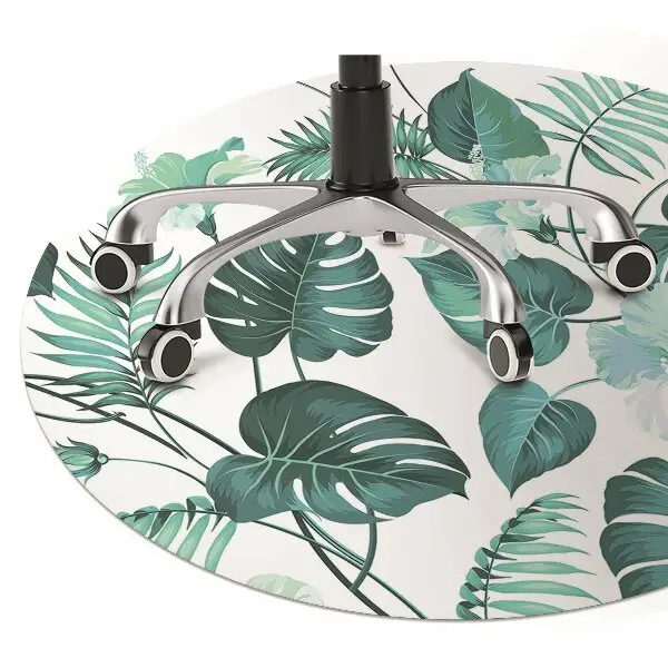protectie podea scaun frunze tropicale