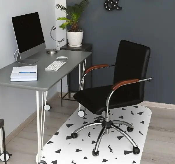 protectie podea birou forme geometrice