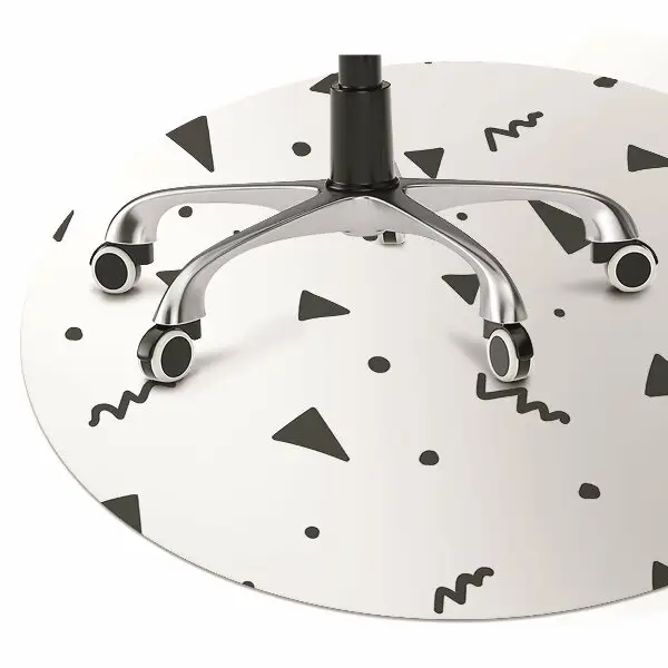 protectie podea birou forme geometrice