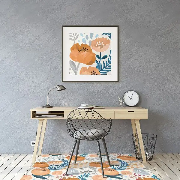 protectie podea scaun maci pictate
