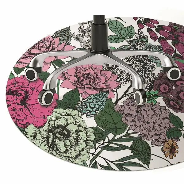 protectie podea birou flori Vintage