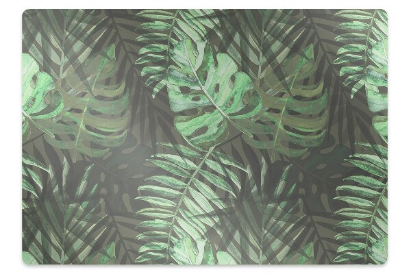 protectie podea scaun birou tropical Monstera