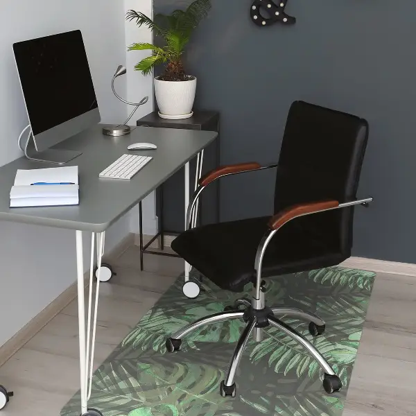 protectie podea scaun birou tropical Monstera