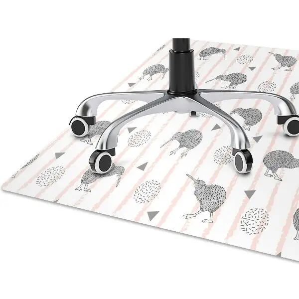 Covoras pentru protectie pardosea Kiwi păsări model