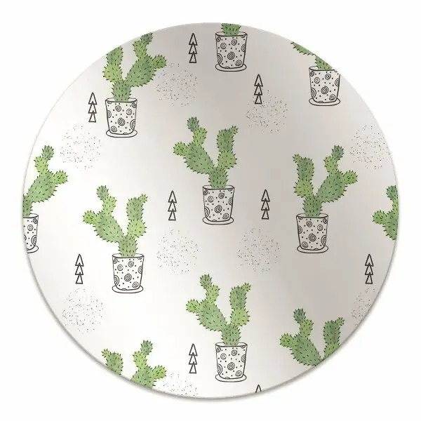 protectie podea scaun birou cactuși verde