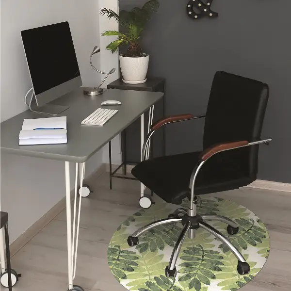 Covoras pentru protectie pardosea frunze de Rowan