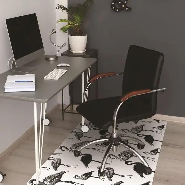protectie podea scaun flamingo stil retro