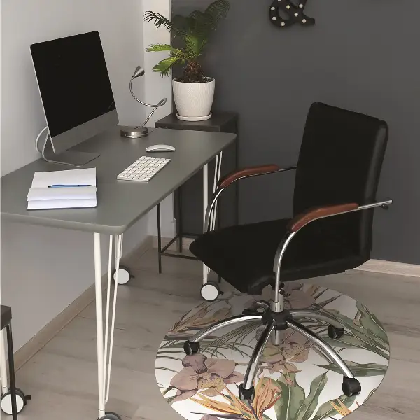 Covoras pentru protectie pardosea frunze botanice