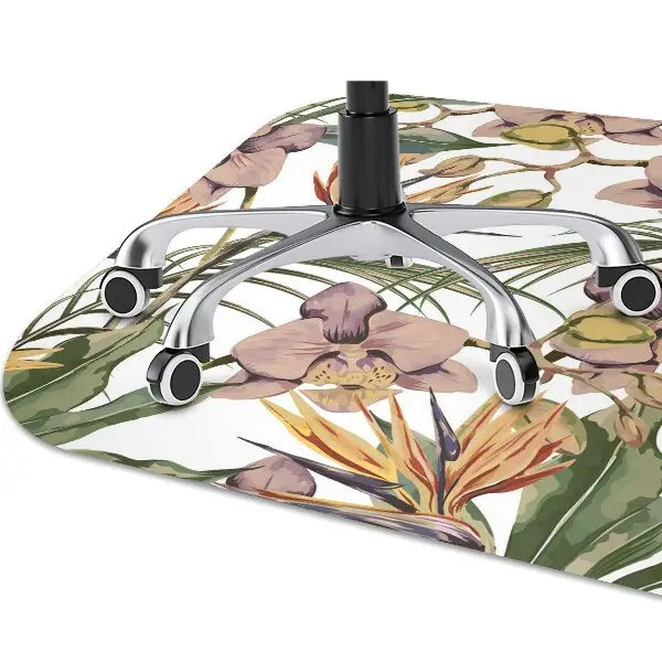 Covoras pentru protectie pardosea frunze botanice