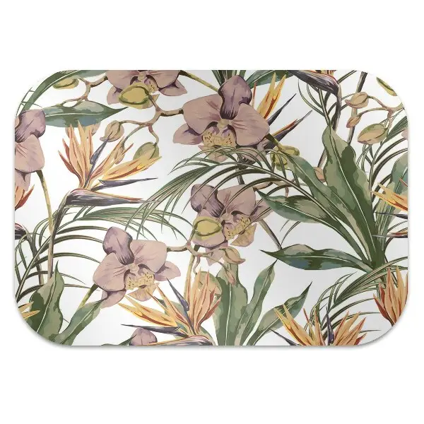 Covoras pentru protectie pardosea frunze botanice