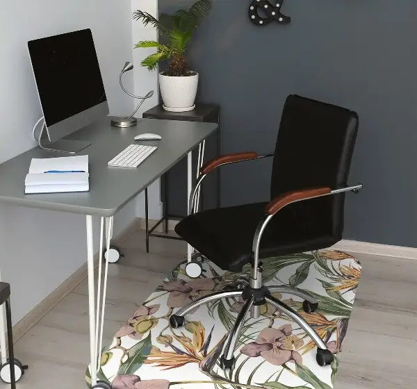 Covoras pentru protectie pardosea frunze botanice