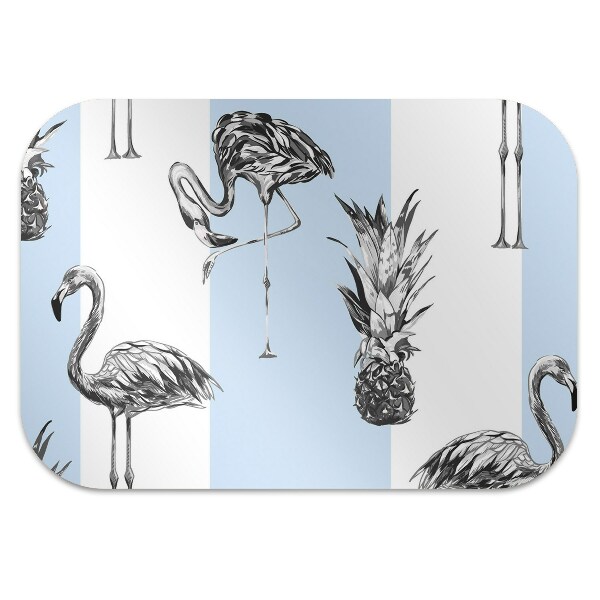 protectie podea scaun birou Flame si ananas