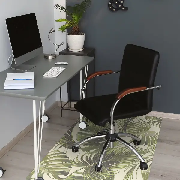 protectie podea birou frunze tropicale