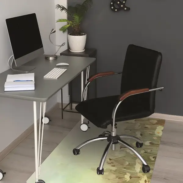 protectie podea scaun flori de câmp