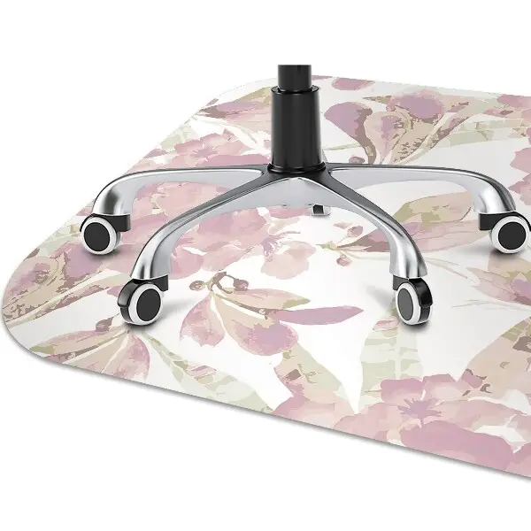 Covoras pentru protectie pardosea Pale hibiscus roz