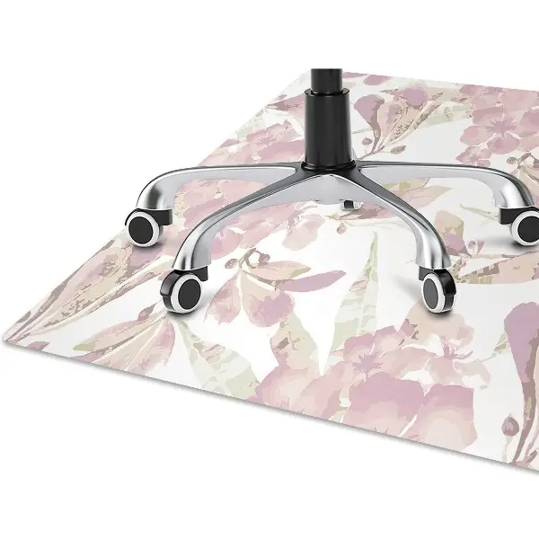 Covoras pentru protectie pardosea Pale hibiscus roz