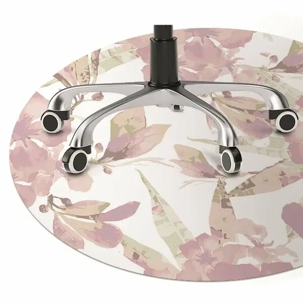 Covoras pentru protectie pardosea Pale hibiscus roz