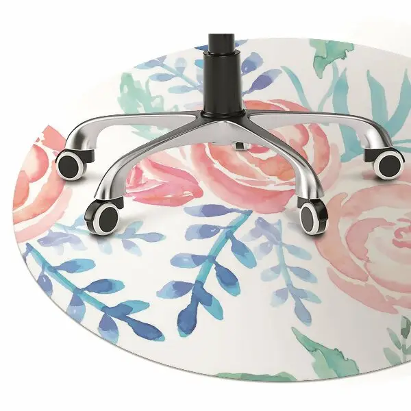 protectie podea scaun flori luminoase