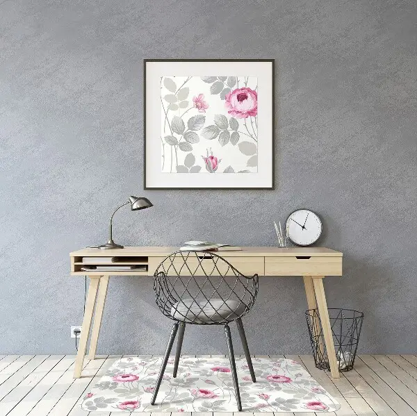 protectie podea scaun pastel Roses