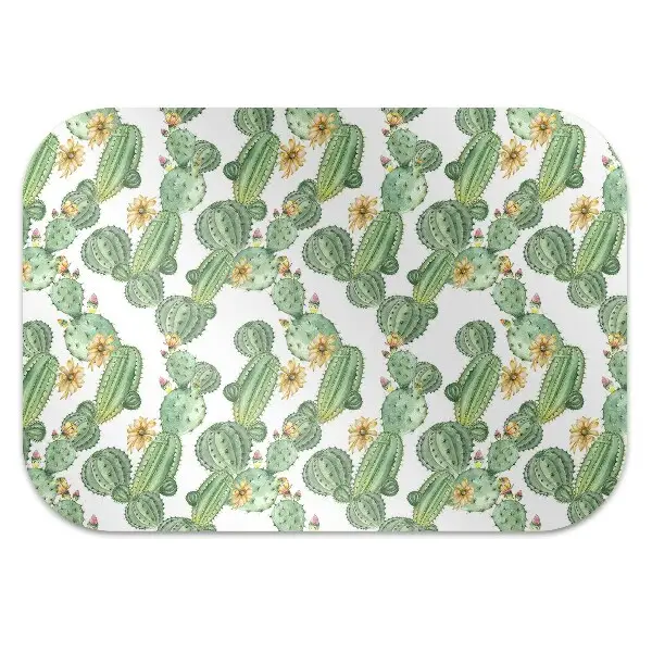 protectie podea birou Cactus cu flori