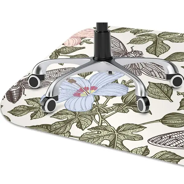 protectie podea scaun Fluturi printre flori