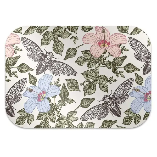 protectie podea scaun Fluturi printre flori