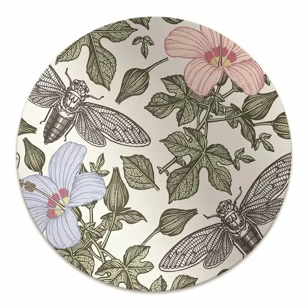 protectie podea scaun Fluturi printre flori