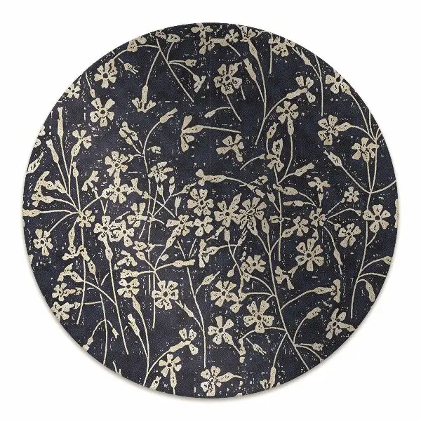 Covoras pentru protectie pardosea model floral