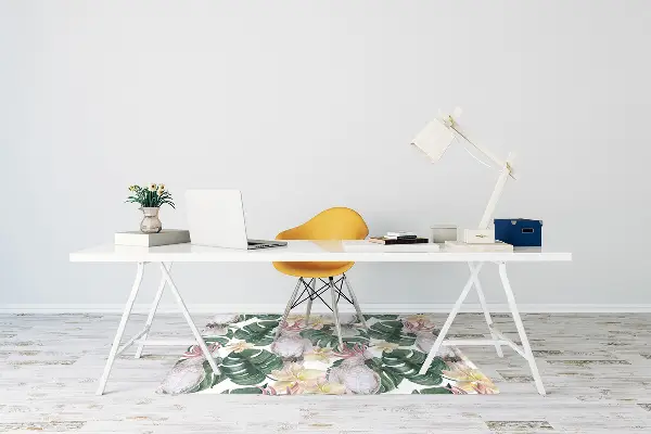 Covorașe pentru scaune papagali tropicale