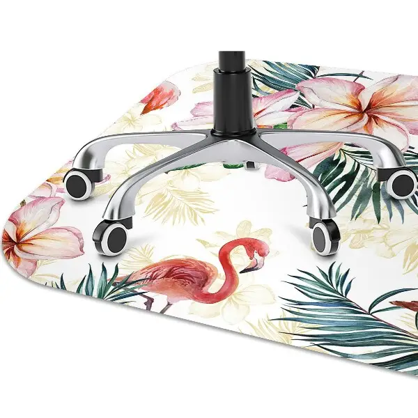 protectie podea scaun Flamingos în flori