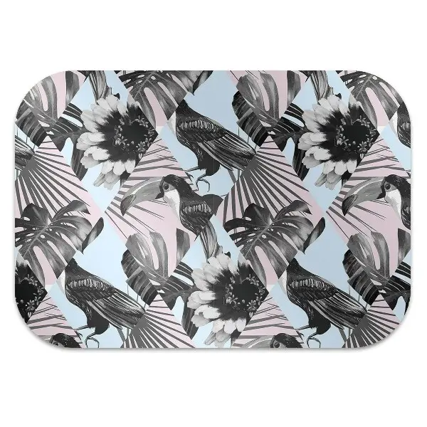 Covoras pentru protectie pardosea mozaic tropical