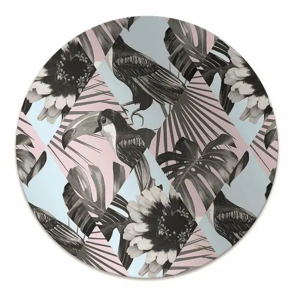 Covoras pentru protectie pardosea mozaic tropical