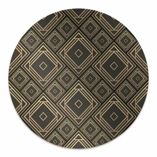 Covoras pentru protectie pardosea iluzie geometrică