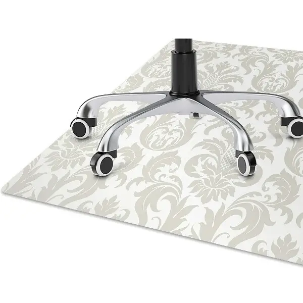 protectie podea scaun birou tapet floral