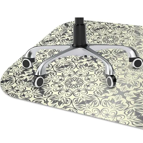 protectie podea birou model floral