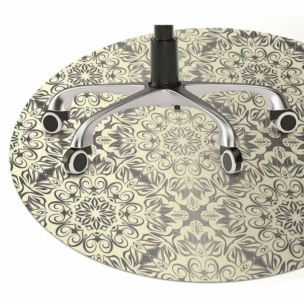 protectie podea birou model floral