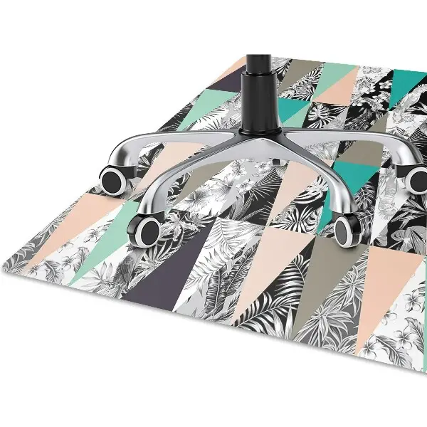 Covoras pentru protectie pardosea mozaic tropical