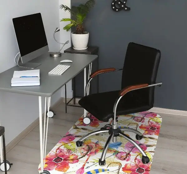 covoras protectie podea motive indiene