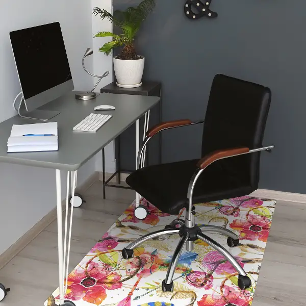covoras protectie podea motive indiene