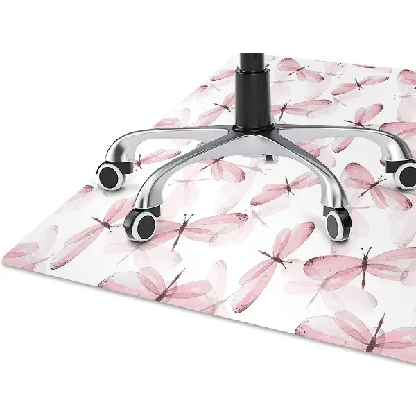 Covorașe pentru scaune Dragonfly roz