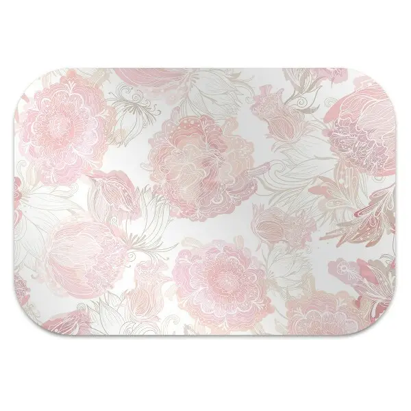 protectie podea birou model floral