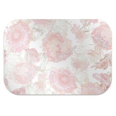 protectie podea birou model floral