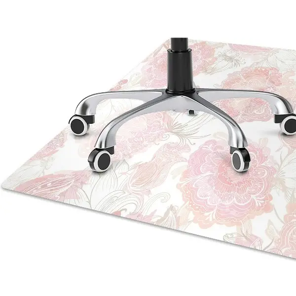 protectie podea birou model floral