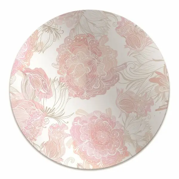 protectie podea birou model floral