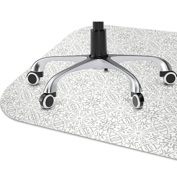 Covoras pentru protectie pardosea ornament floral