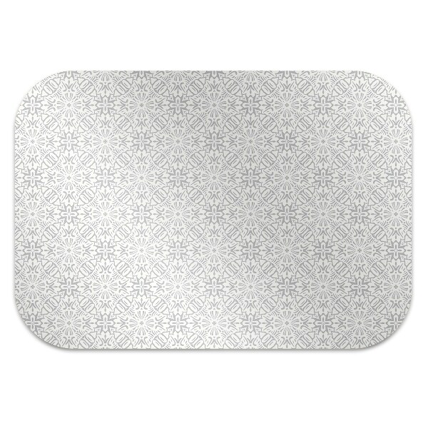 Covoras pentru protectie pardosea ornament floral