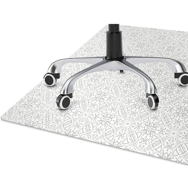 Covoras pentru protectie pardosea ornament floral
