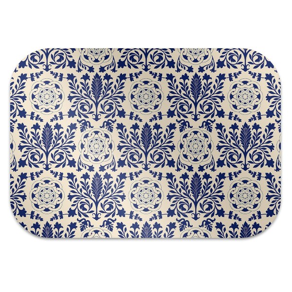 protectie podea birou albastru model