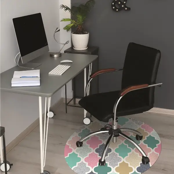protectie podea scaun model colorat