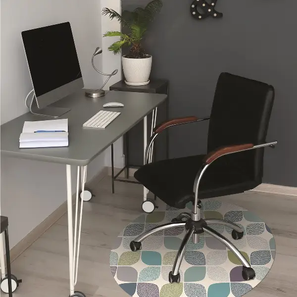 protectie podea scaun model geometric